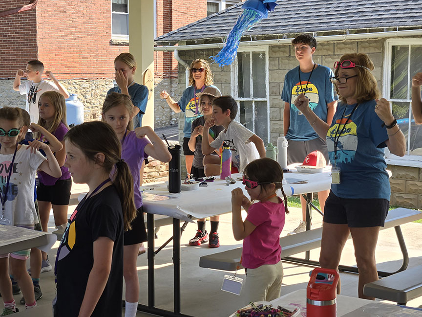 Summer Day Camp - kids singing and having fun