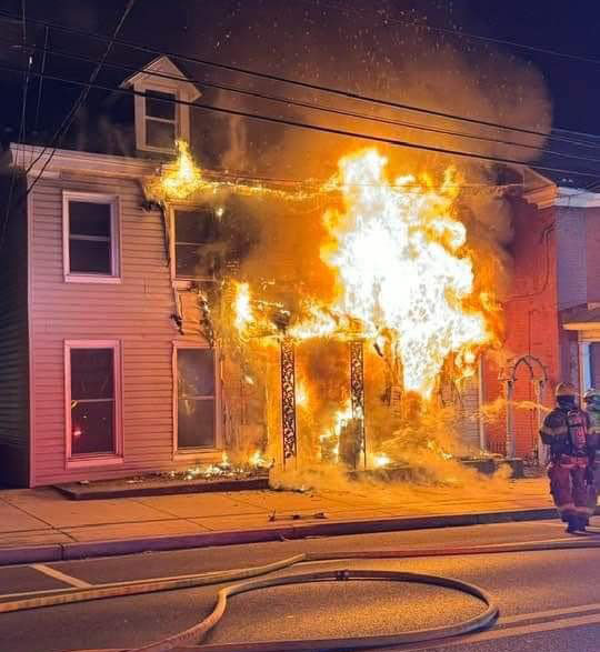 Boonsboro House Fire on Main Street - March 2024